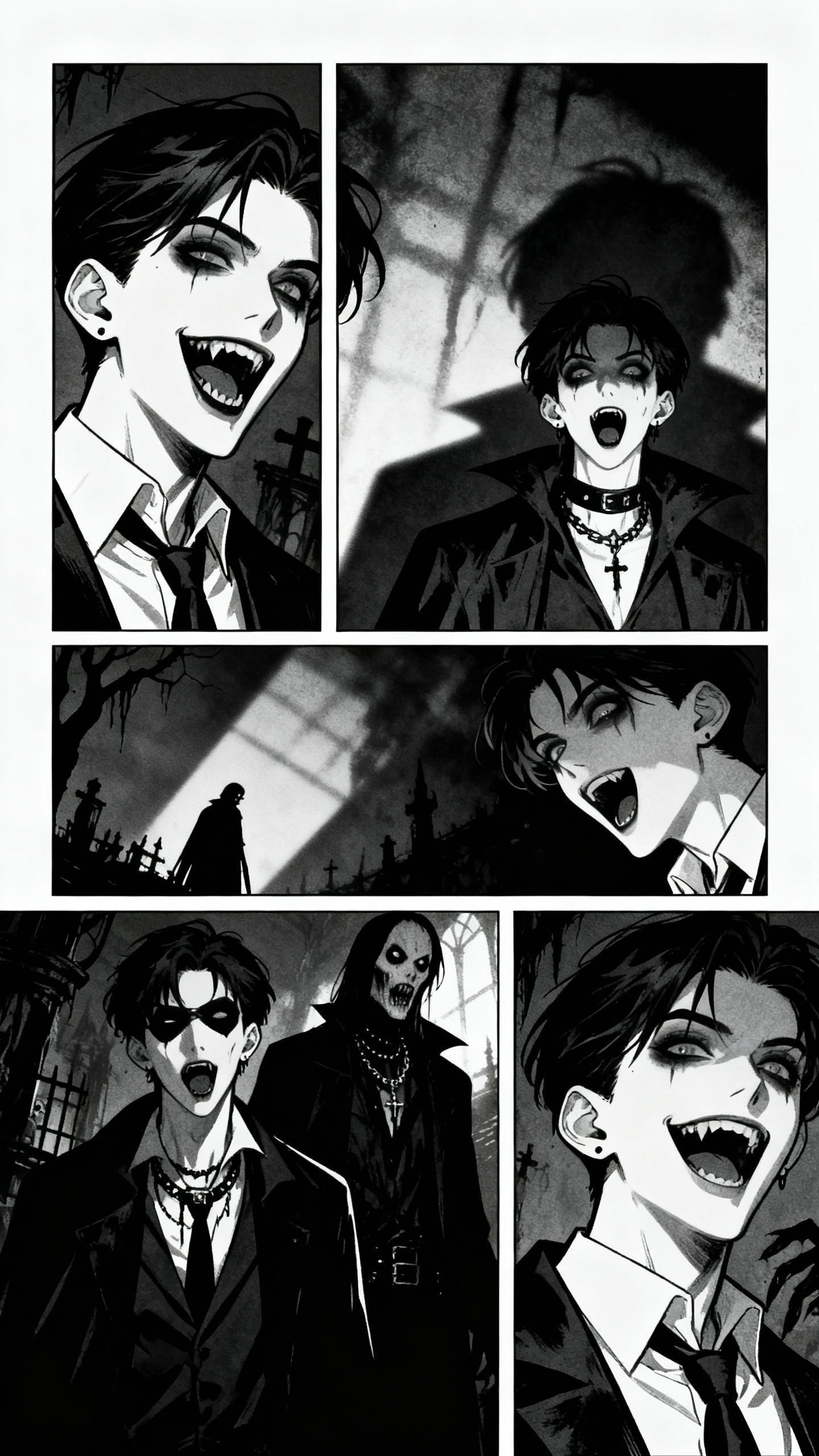 Gothic comic story example